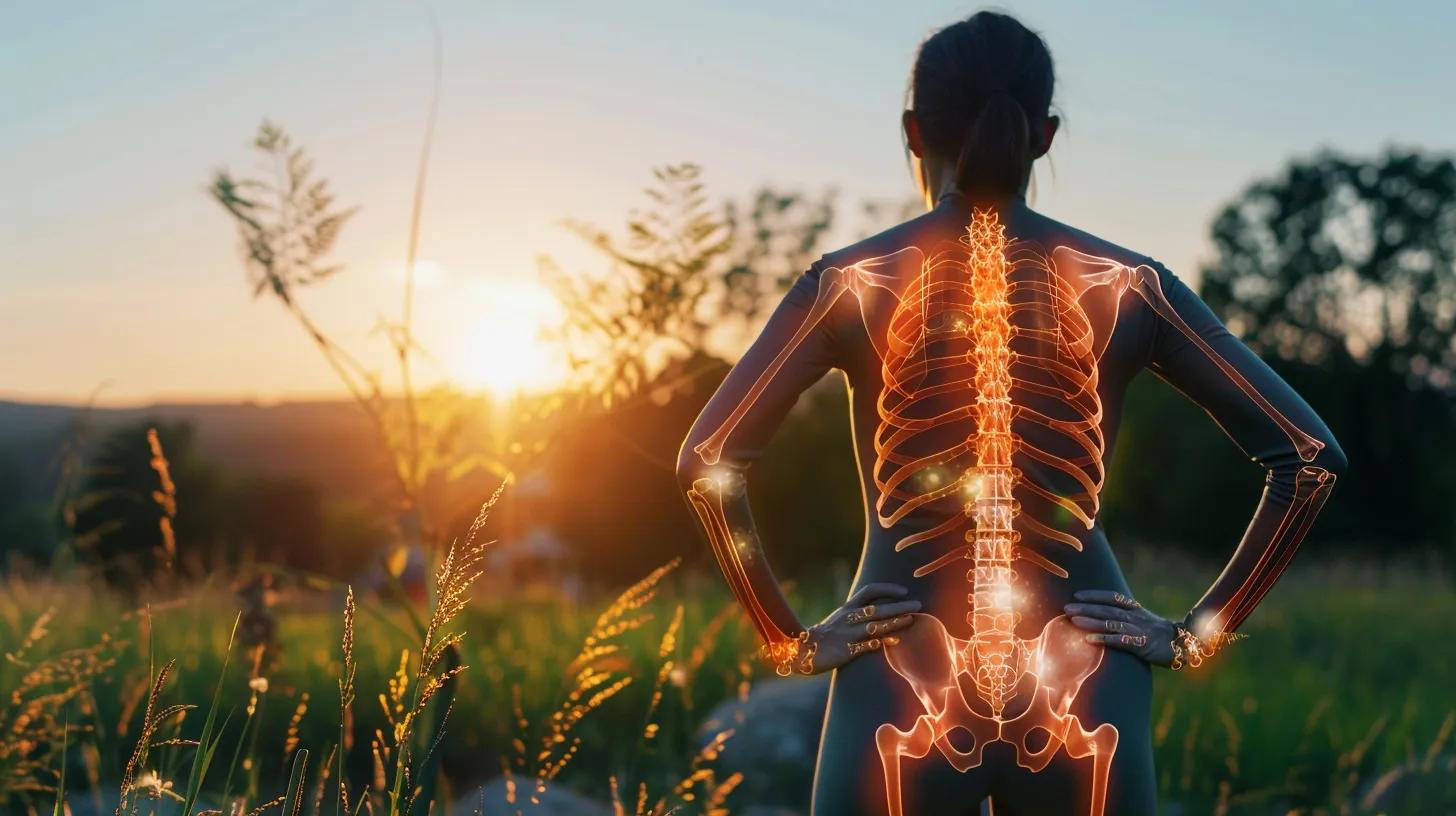 ELDOA posture illustration highlighting spinal alignment and joint decompression for chronic pain relief.